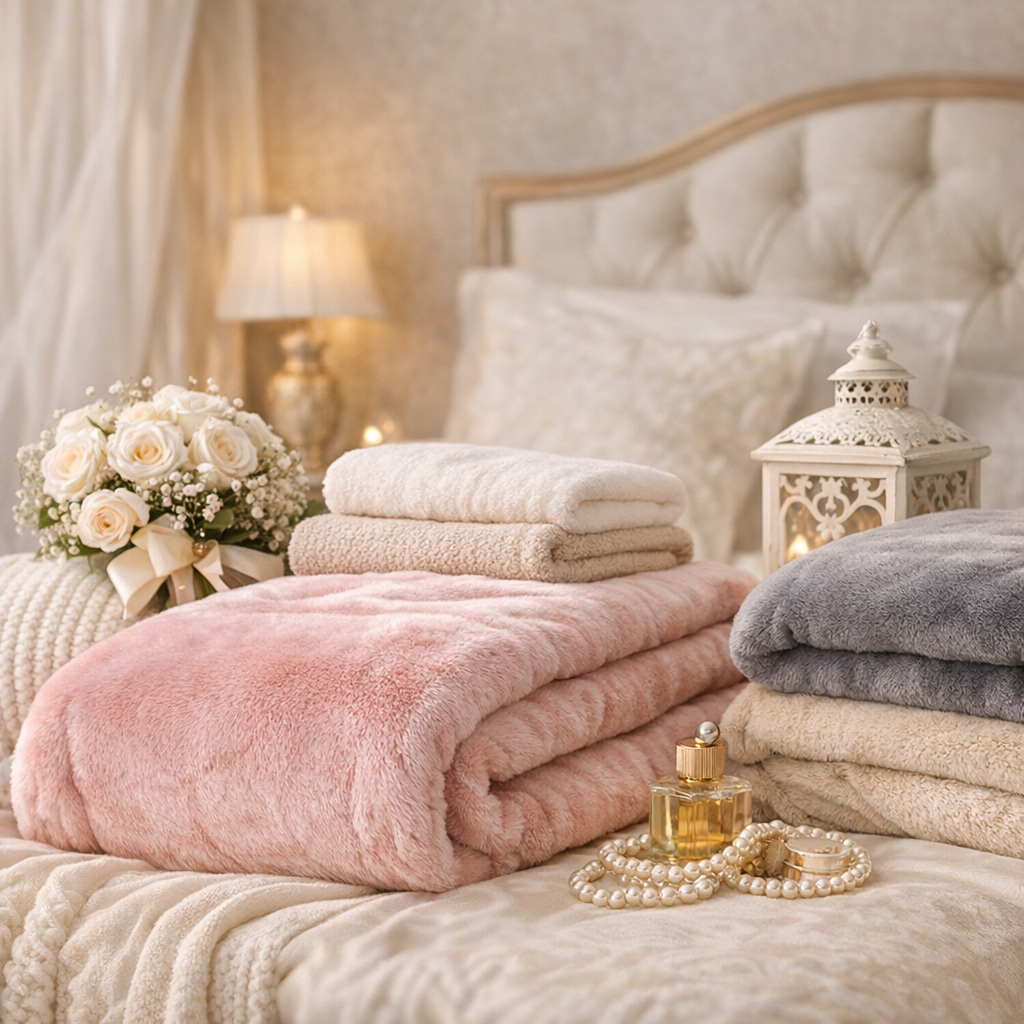 بهترین پتو برای جهیزیه | راهنمای انتخاب پتو عروس