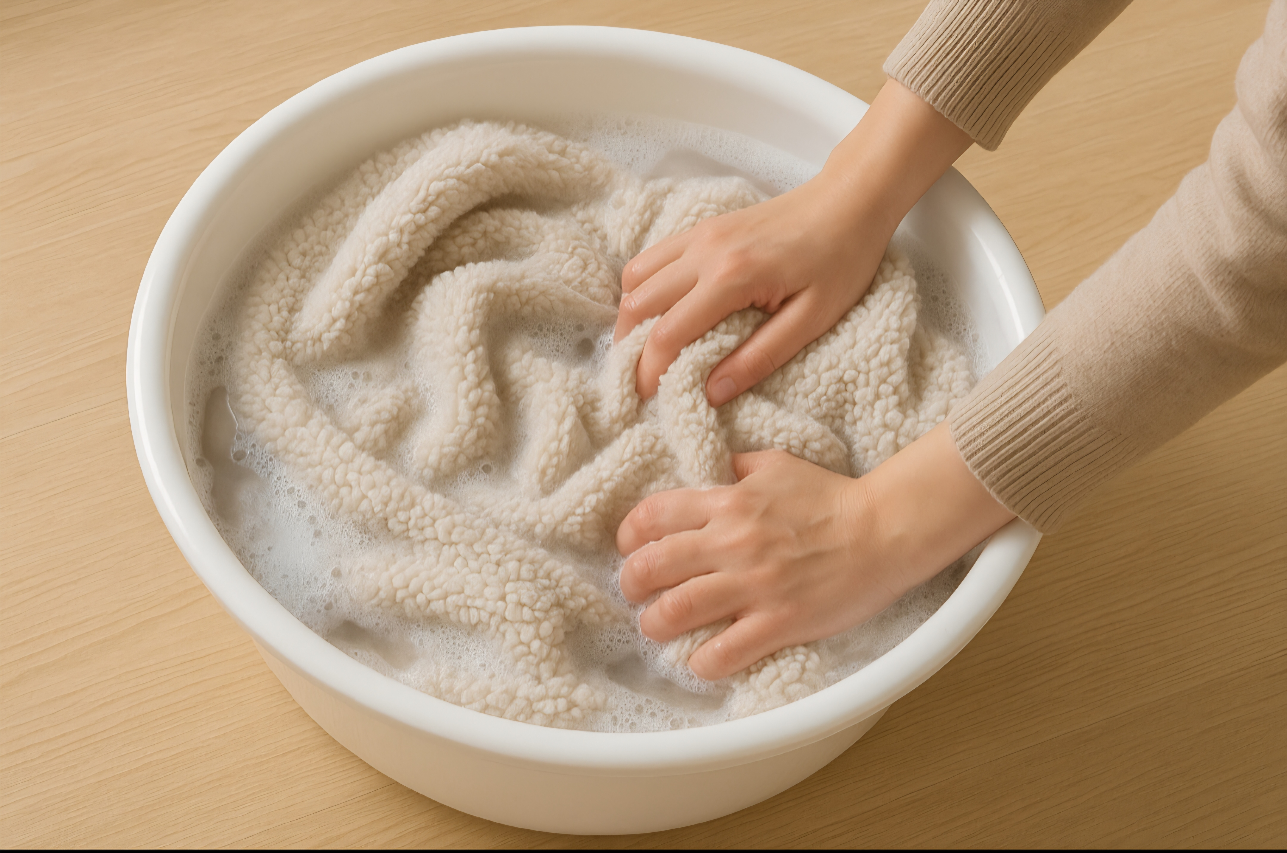 نحوه صحیح شست و شو پتوگوسفندی