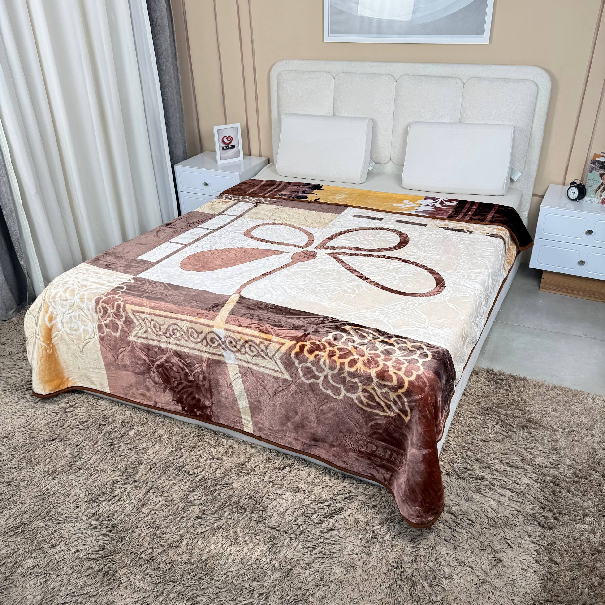 پتو ضخیم 2نفره 4کیلویی برند home max کد7