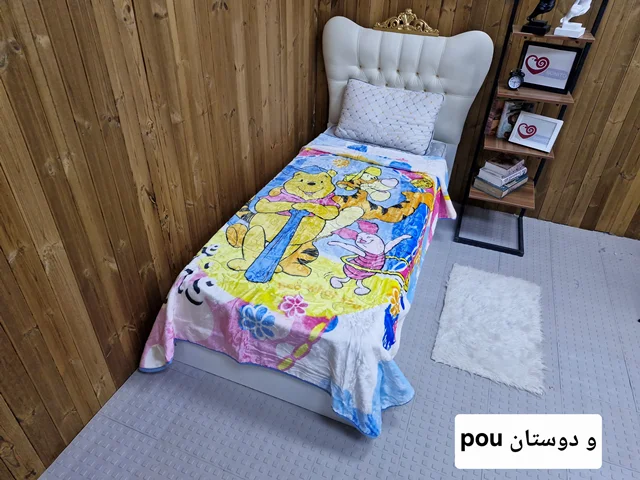 پتو ابریشمی ضخیم ۱ نفره نوجوان برند Inlove کد1(پو ودوستان)