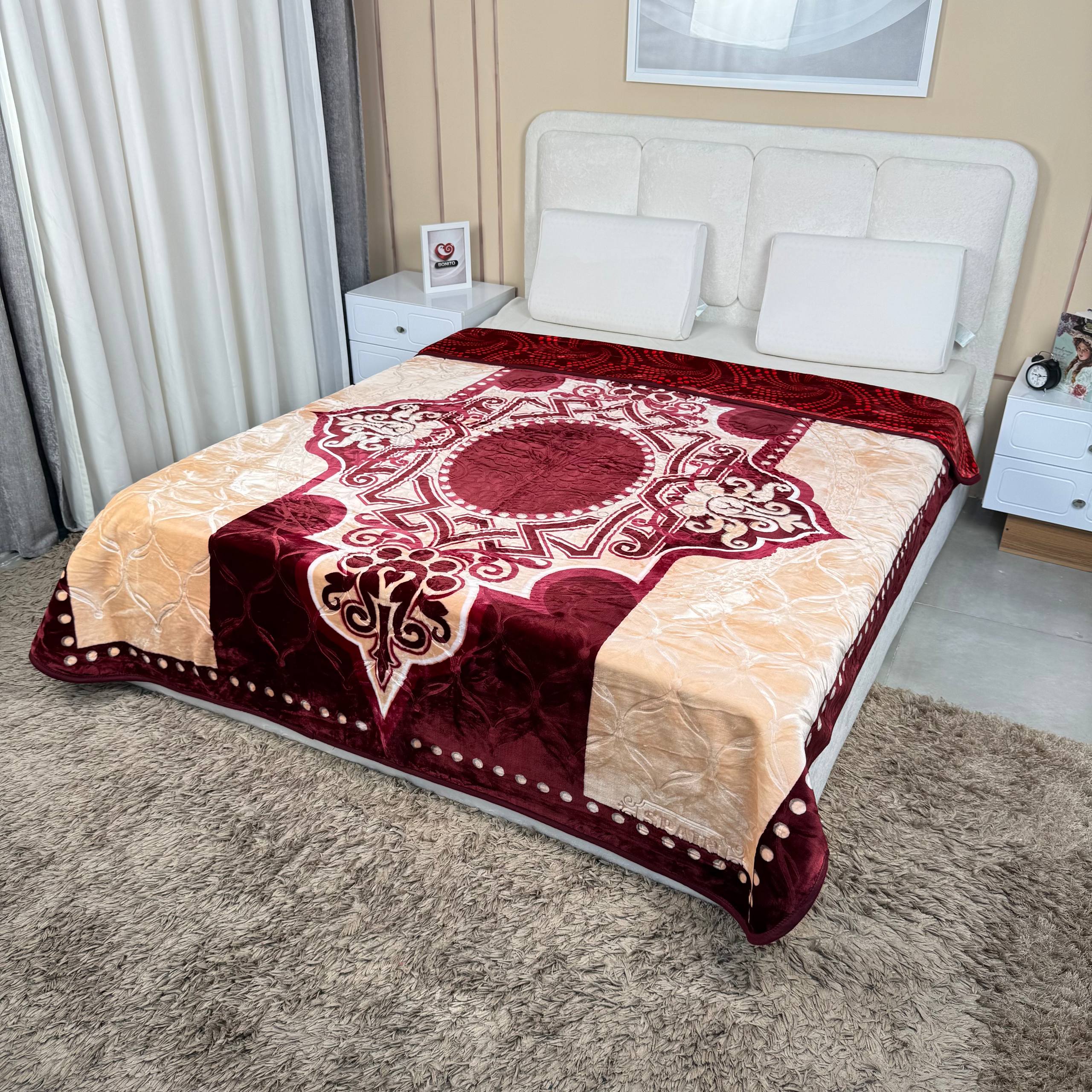 پتو ضخیم 2نفره 4کیلویی برند home max کد4
