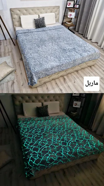 پتوحوله ای شبنما ۲نفره برندBlack Eagle کد5(ماربل)