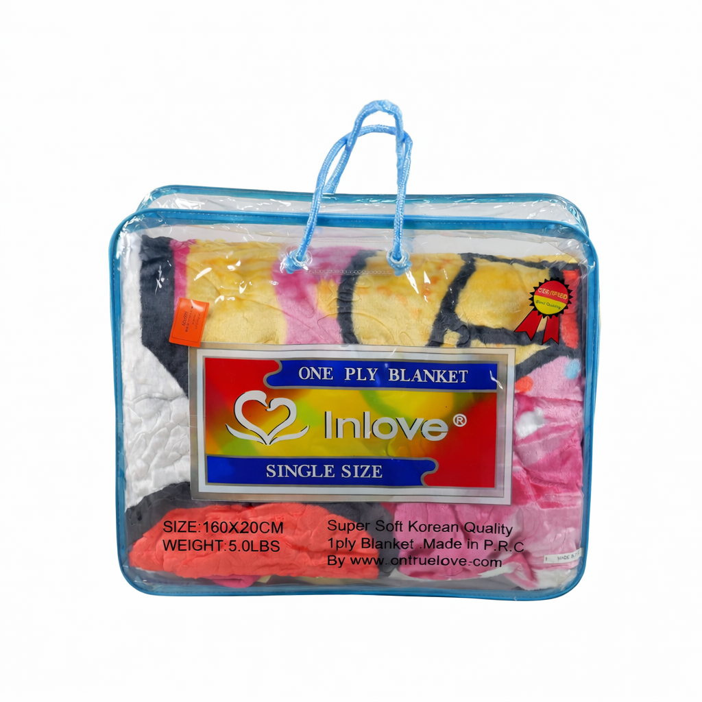 پتوابریشمی ضخیم ۱نفره نوجوان برند Inlove