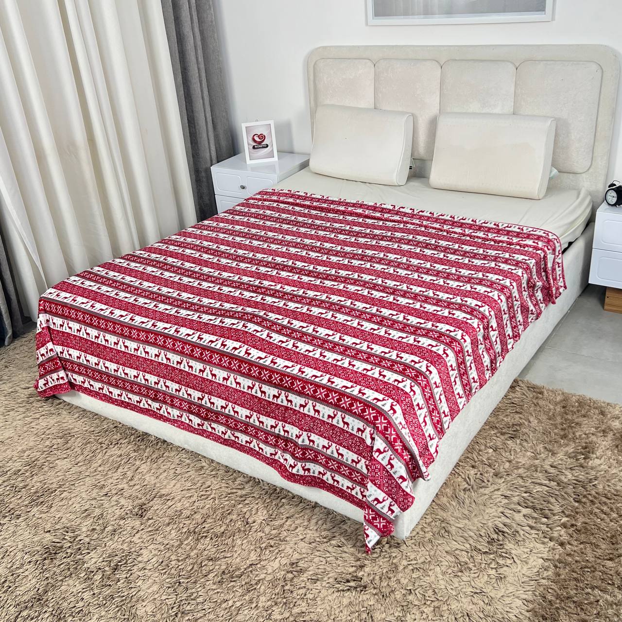 پتو مسافرتی ۲نفره کریسمس کد۸