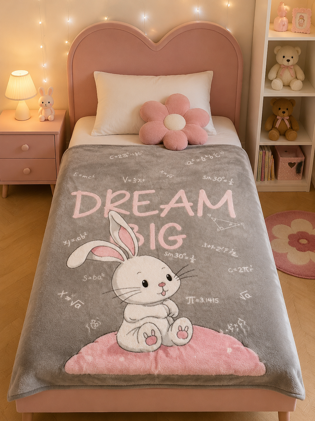 پتوکودک حوله ای برند بونیتو کد10(خرگوش طوسی)