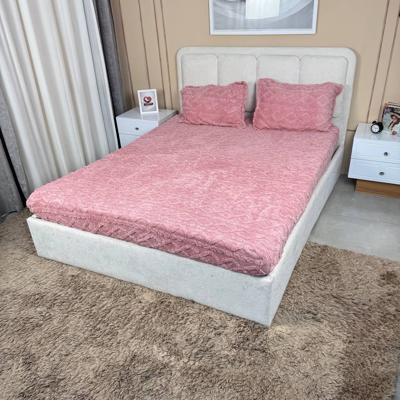 کاور کش دار 2نفره گیس بافت