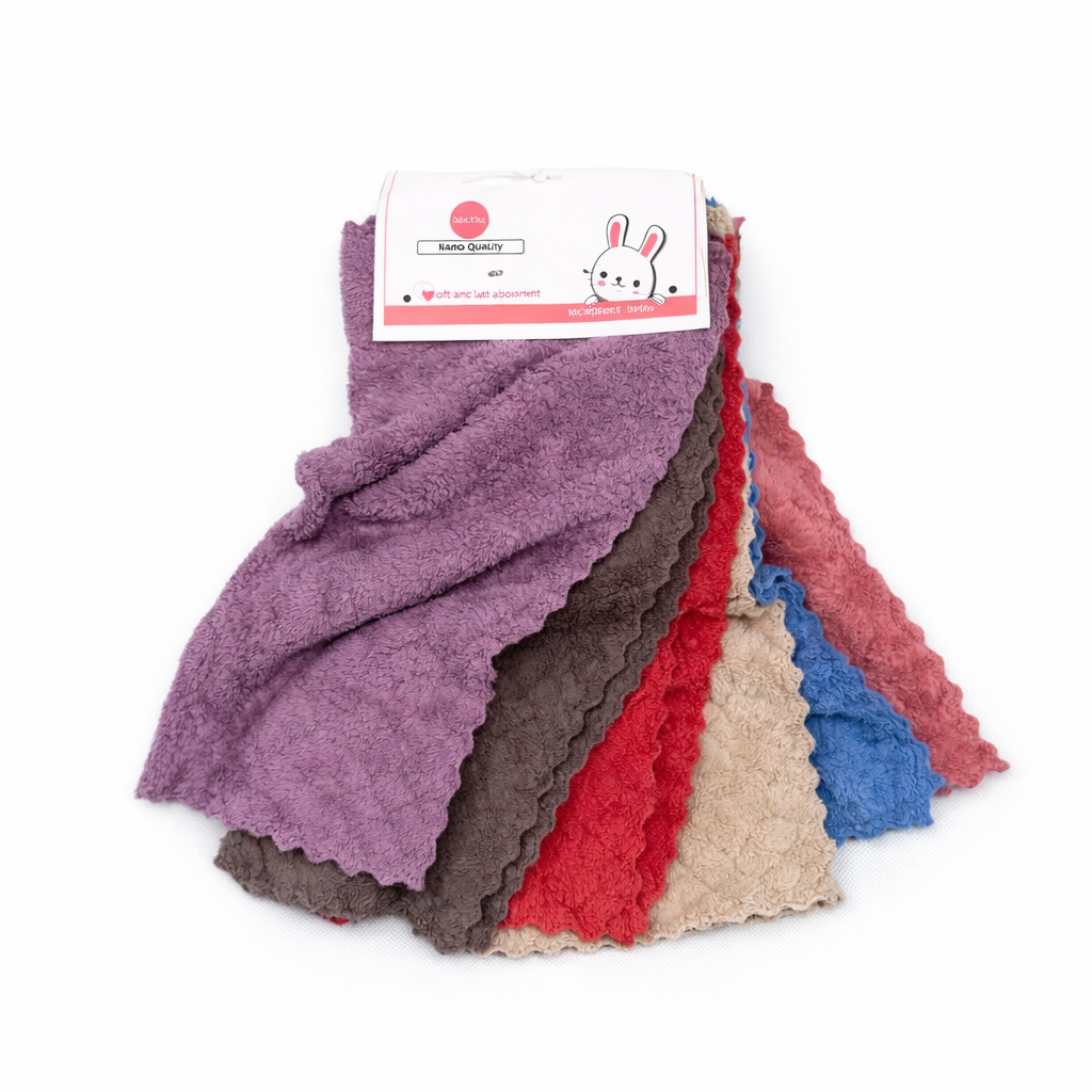 حوله نظافت۳۰×۳۰ مدل لوزی بسته ۶عددی