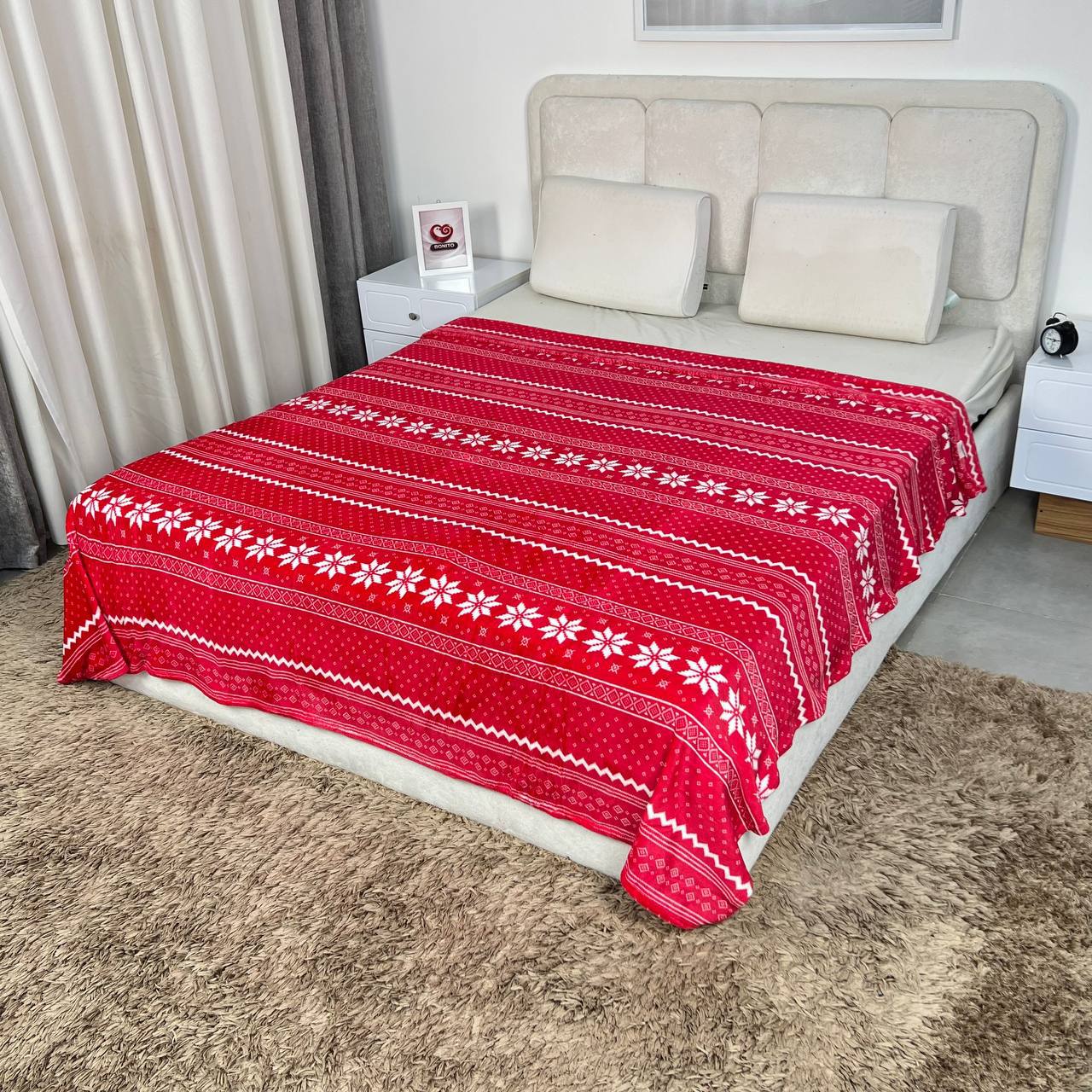 پتو مسافرتی ۲نفره کریسمس کد۲