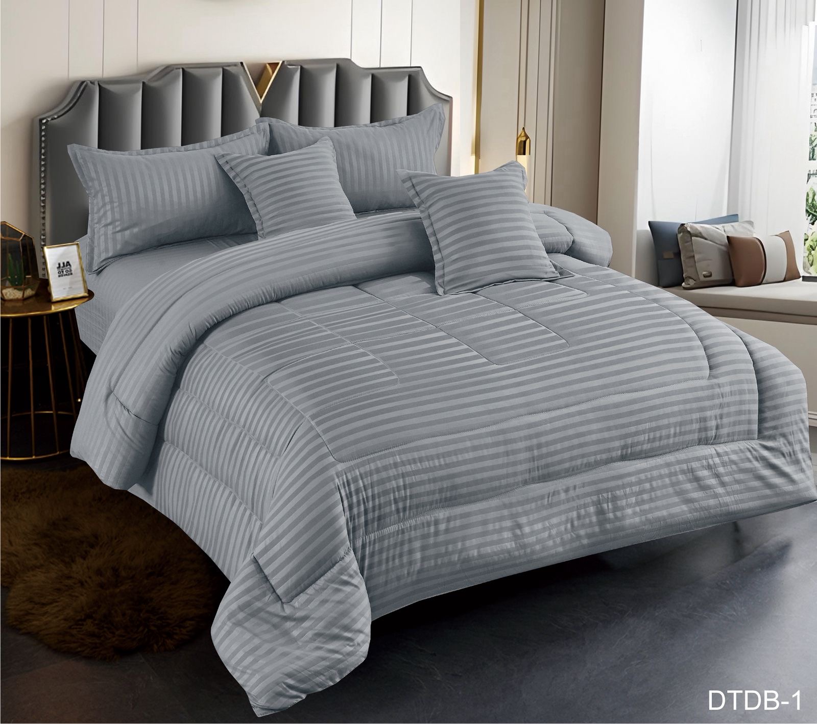 سرویس لحاف هتلی نخی دو نفره ۶ تیکه